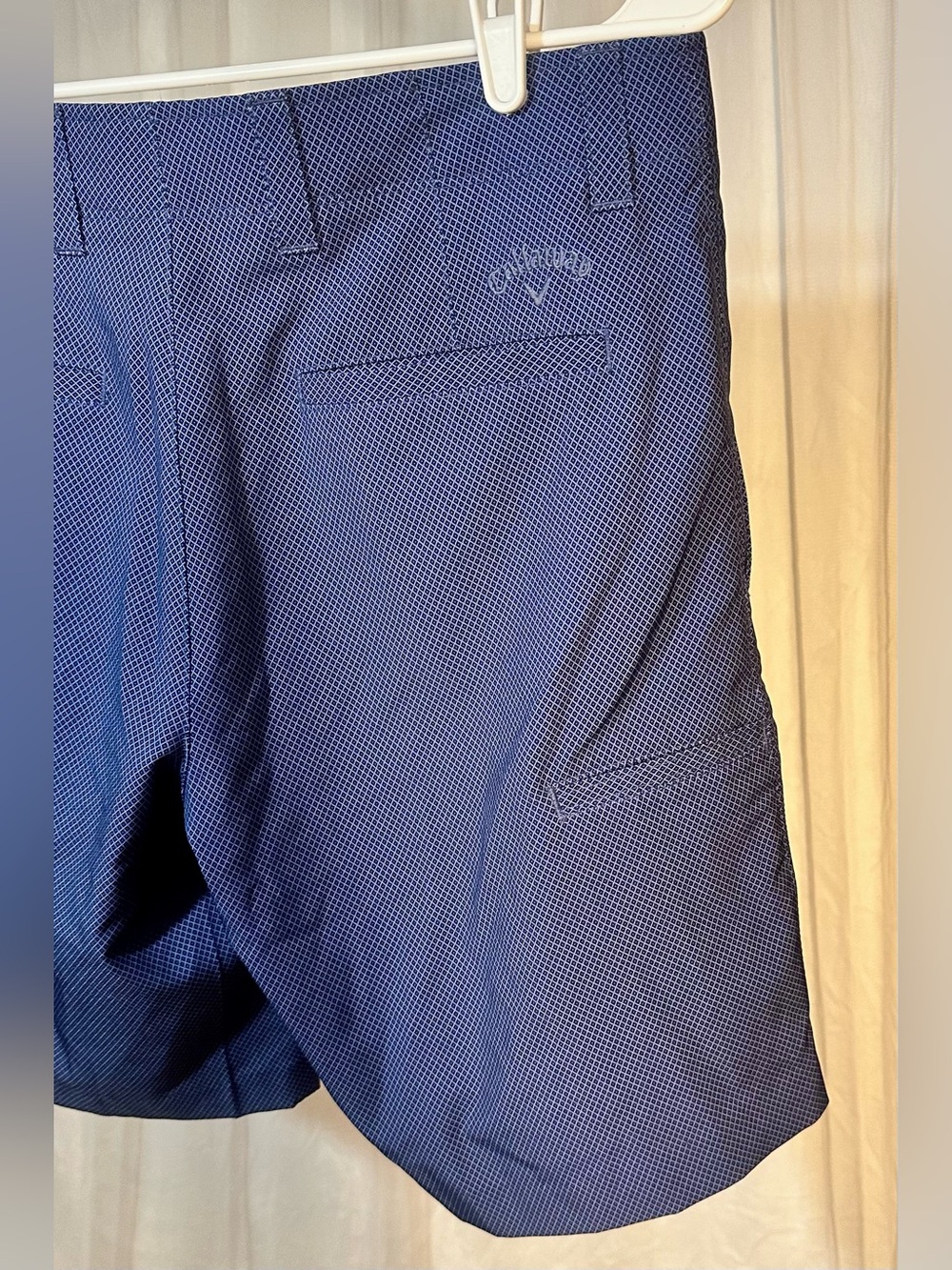 Callaway Men’s Performance Golf Shorts Size 32 Blue Geo Print